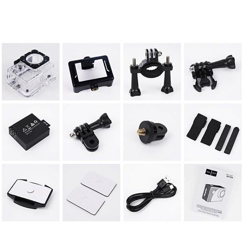 Hoco DV100 Cámara Deportiva Full HD Incluye Carcasa y 10 Accesorios