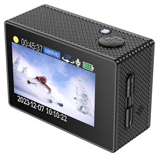 Hoco DV101  Cámara Deportiva 4K con 2 Pantallas Incluye Carcasa y 10 Accesorios 2