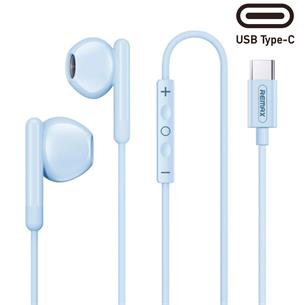 Remax RM-522a Remax RM-522a Auricular con cable USB-C Azul 2