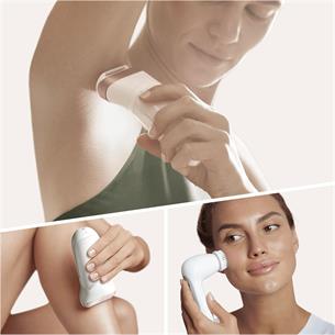Braun Silk-épil 9-855 SensoSmart SkinSpa impermeable blanco/oro rosa 2