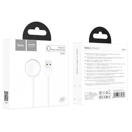 Cargador Inalámbrico para Apple Watch USB-C 15W Hoco CW39