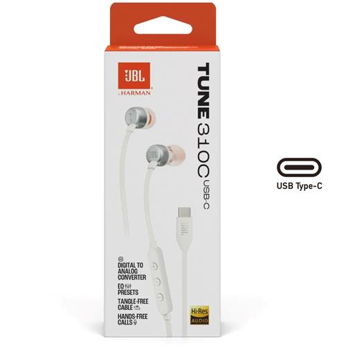 Jbl Tune 310C Auricular USB-C Blanco
