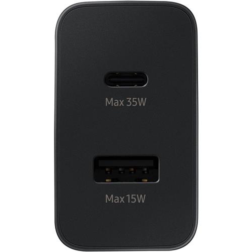Cargador USB-C y USB 35W Samsung (EP-TA220NBEGEU) Negro