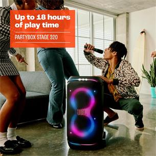 JBL PartyBox Stage 320 Sistema de Sonido 240W IPX4 Recargable Negro 2