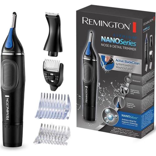 Remington NE3870 Recortador para vello Nasal y Facial con 4 Accesorios