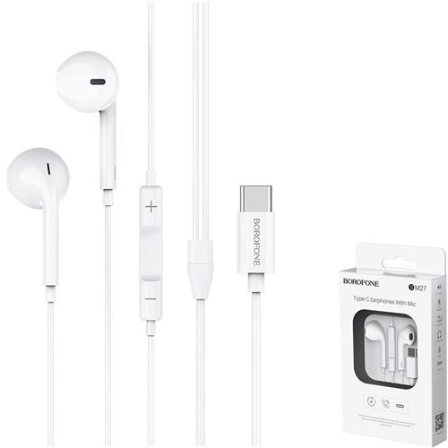 Borofone Bm27 Auricular Type-C White
