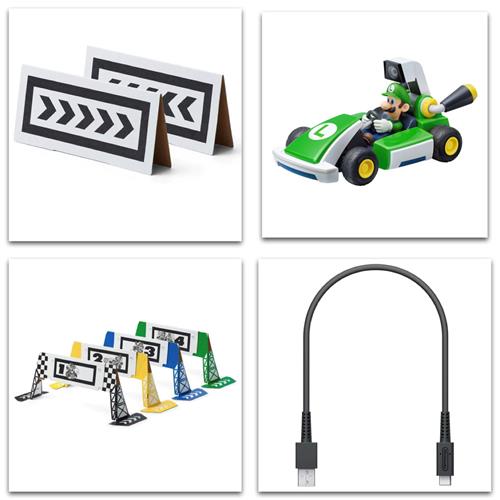 Nintendo Switch Oled Consola Blanca + Juego Nintendo Mario Kart Live: Home Circuit Luigi
