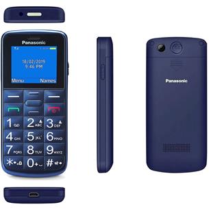 Panasonic KX-TU110 EXC Móvil para Mayores Botón SOS 1.77" DS Azul 2