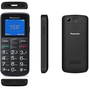 Panasonic KX-TU110 EXB Móvil para Mayores Botón SOS 1.77" DS Negro 2