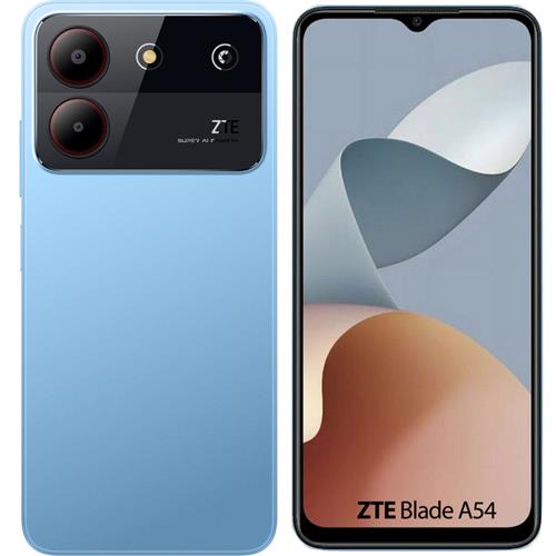 ZTE Blade A54 6,6" HD+ 4GB 64GB Doble Cámara y Lector de Huella Blue