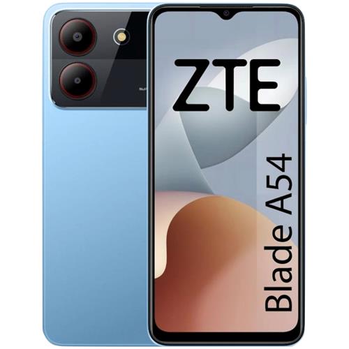 ZTE Blade A54 6,6" HD+ 4GB 64GB Doble Cámara y Lector de Huella Blue