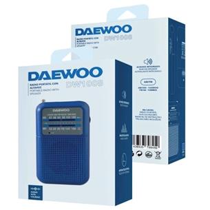 Daewoo DW1008BL Radio Portátil AM/FM Azul 2