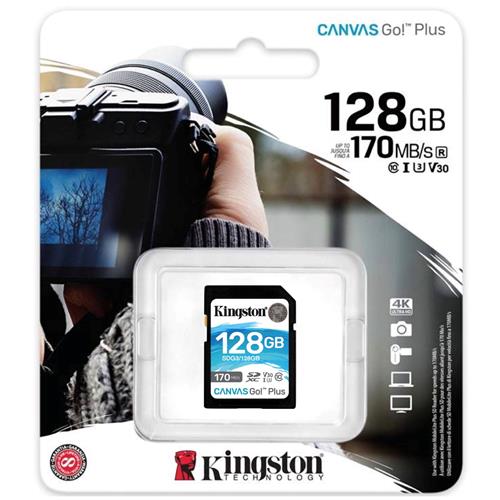 Memoria SDXC 128GB Class 10 Kingston 170 MB/S UHS-I U3 SDG3/128GB
