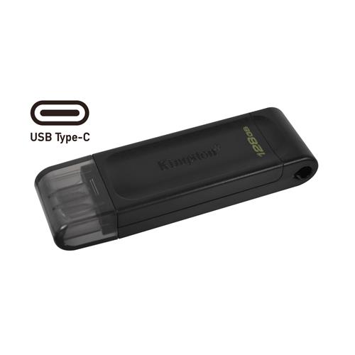 Memoria USB-C 128GB 3.2 KINGSTON DT70