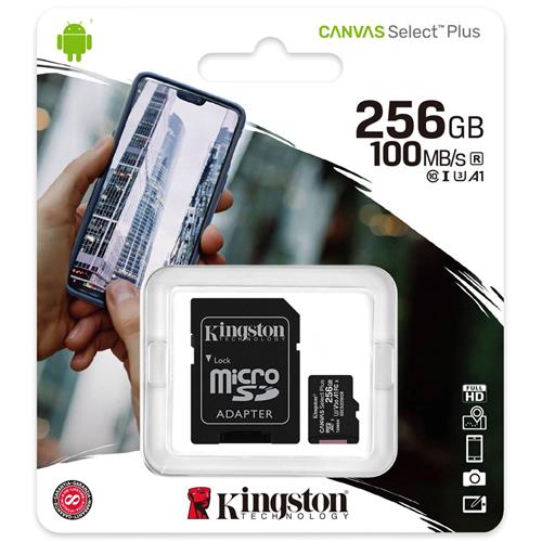 Memoria Micro SDXC 256GB Kingston 100 MB/S