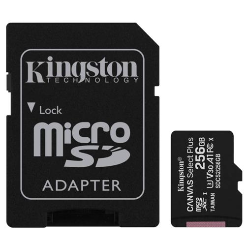 Memoria Micro SDXC 256GB Kingston 100 MB/S