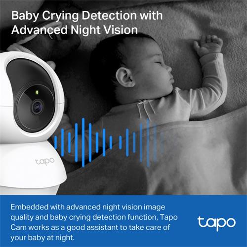 Tp-Link Cámara Wi-Fi Vigilancia 2K 360º  (Tapo TC71)