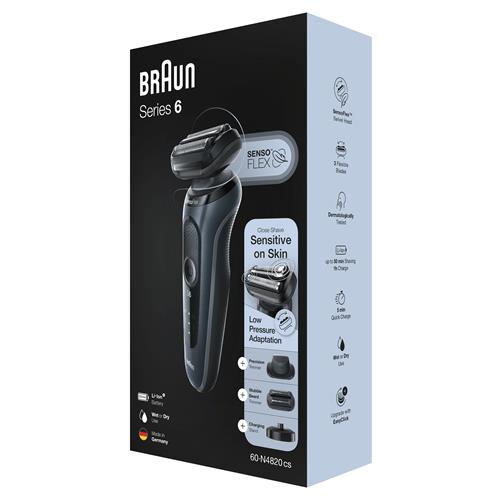 BRAUN Afeitadora Series 6 60-N4820cs Sensoflex