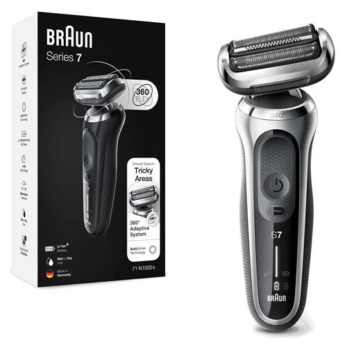 Braun Afeitadora Serie 7 71-S1000s Wet & Dry 360 Flex