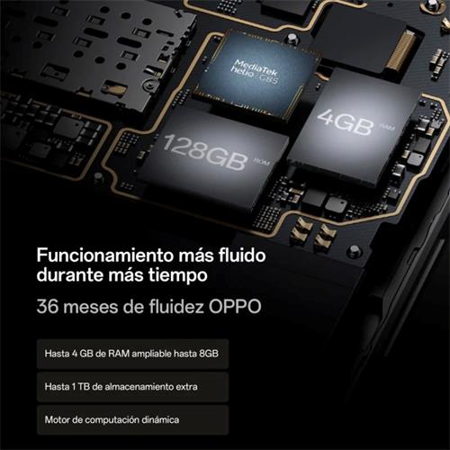 Oppo A38 6,56" HD+ 4GB 128GB 50MP/5MP Glowing Black