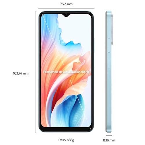 Oppo A18 6,56" HD+ 4GB 128GB 8MP/5MP Glowing Black