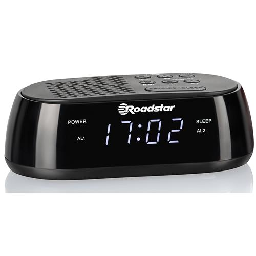 Roadstar CLR-2477 Radio Despertador con Cargador USB