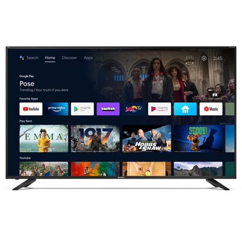 Televisor 70" Sharp Aquos 4K Ultra Hd Android TV C70CL5EM2AB