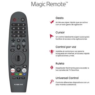 Televisor 32" STREAM SYSTEM HD Smart Tv LG WebOS + Magic Remote 2