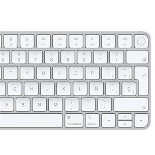 Apple Magic Keyboard Blanco con Touch ID OEM (A2449) 2