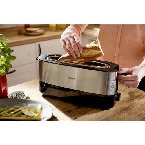 Philips HD2692/90 Tostador Ranura Larga 950W Inoxidable