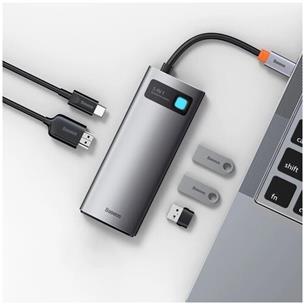 Adaptador USB-C 5-1 Baseus CAHUB-CX0G 3x USB 3.0 + HDMI + USB-C PD 2