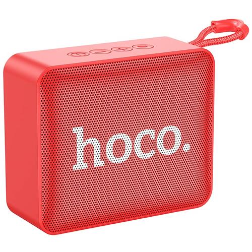 Hoco BS51 Altavoz Bluetooth con USB y Micro SD Rojo