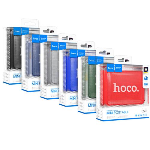 Hoco BS51 Altavoz Bluetooth con USB y Micro SD Navy