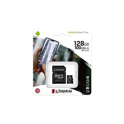 Memoria Micro SDXC 128GB Class 10 Kingston 100 MB/S UHS-I
