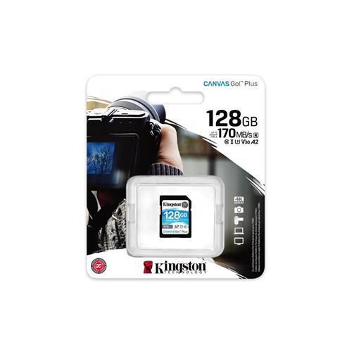 Memoria SDXC 128GB Class 10 Kingston 170 MB/S UHS-I U3 SDG3/128GB