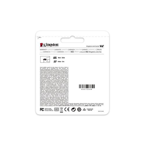 Memoria SDXC 256GB Class 10 Kinstong 170 MB/S UHS-I U3