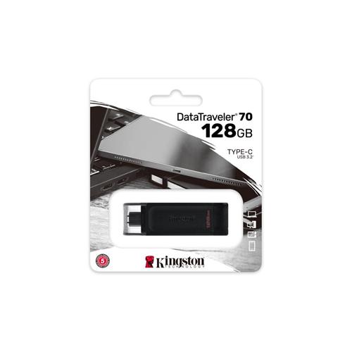 Memoria USB-C 128GB 3.2 KINGSTON DT70