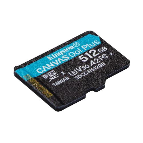 Memoria Micro SDXC 512GB Kingston Go Plus 170R A2 U3 V30