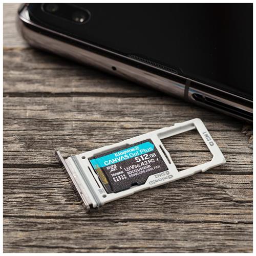 Memoria Micro SDXC 512GB Kingston Go Plus 170R A2 U3 V30