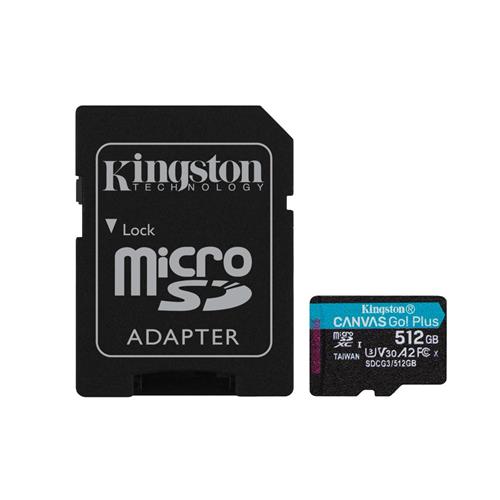 Memoria Micro SDXC 512GB Kingston Go Plus 170R A2 U3 V30