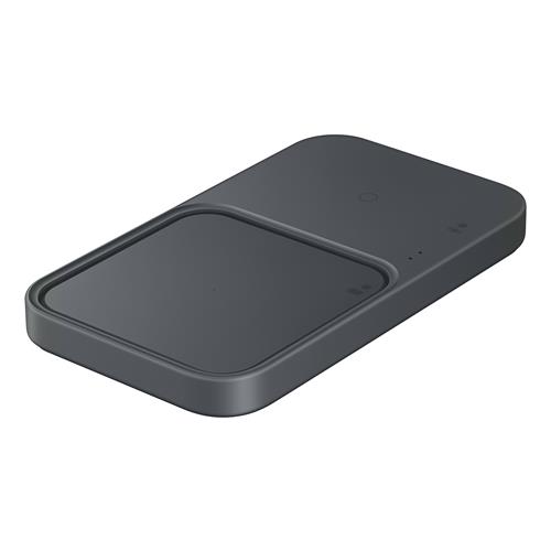 Cargador Inalámbrico 15W Samsung Duo Rápido (EP-P5400) + Cargador Gris