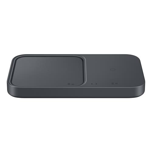 Cargador Inalámbrico 15W Samsung Duo Rápido (EP-P5400) + Cargador Gris