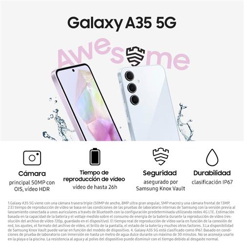 Samsung A35 5G 8GB 256GB Awesome Ice Blue (SM-A356)