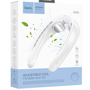 Hoco HX23 Ventilador de Cuello Recargable Blanco 2