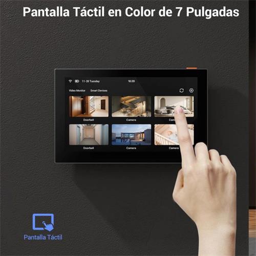 Ezviz SD7 Monitor Tactil 7" para Videoporteros Recargable
