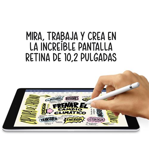 Apple Ipad (9ª Generación) 10,2" 64GB Wifi Plata  (MK2L3RK)