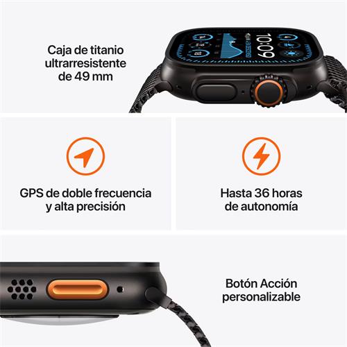 Apple Watch Ultra 2 GPS + Celullar 49mm Black (MX4P3TY/A)