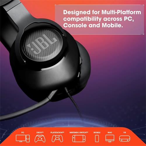 Jbl Quantum 100 M2 Auricular Gaming Negro
