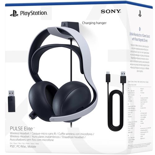 Sony Pulse Elite PS5 Auriculares Inalámbricos para PS5 con Micrófono White
