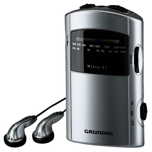 Grundig Micro 61 Radio Am/Fm Pilas